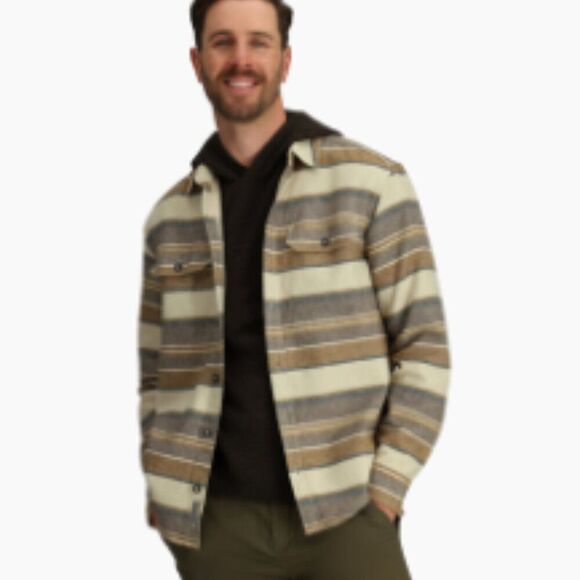 Royal Robbins Clouds Rest Hemp Long Sleeve Button Down Shirt Size Small - Picture 2 of 10